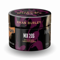 Табак Khan Burley - MIX 206 (Личи, малина, черная смородина)