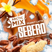 Табак Sebero Arctic Mix - Peanut Latte (Кофе-Ваниль-Арахис-Карамель-Арктик)