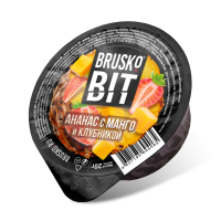 Бестабачная смесь Brusko Bit - Ананас с манго и клубникой