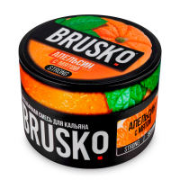 Бестабачная смесь Brusko Strong - Апельсин с мятой