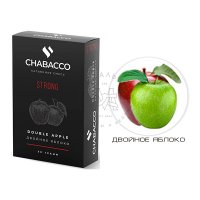 Бестабачная смесь Chabacco Strong - Double Apple (Двойное Яблоко)