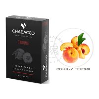 Бестабачная смесь Chabacco Strong - Juicy Peach (Сочный персик)