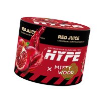 Бестабачная смесь Hype - Red Juice (Свежевыжатый гранатовый сок)