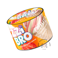 Бестабачная смесь IZZIBRO - Creamy Macho (Мороженое с клубникой и дыней)