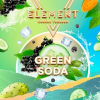 Табак Element "5 Элемент" - Green Soda (Огуречный лимонад, кактусовый финик, бузина)