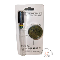 Трубка "D&K" Glass pipe (С гриндером)