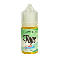 Жидкость для эл. сигарет Maxwells Salt - Pops (Жвачка,киви,кислое яблоко)